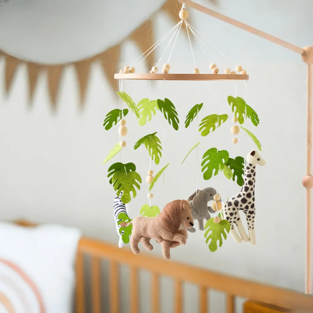 Boxmobiel Jungle – houten box mobiel - Afbeelding 2