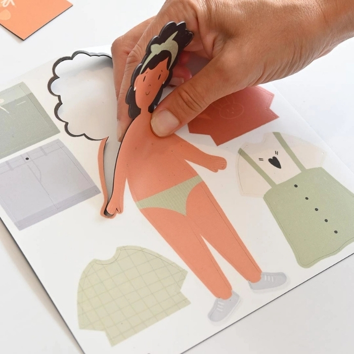 Ferflex magnetische figuurtjes - aankleden meisjes - Afbeelding 4