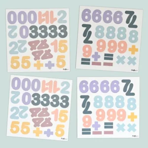 Ferflex magnetische cijfers pastel mix (100st)