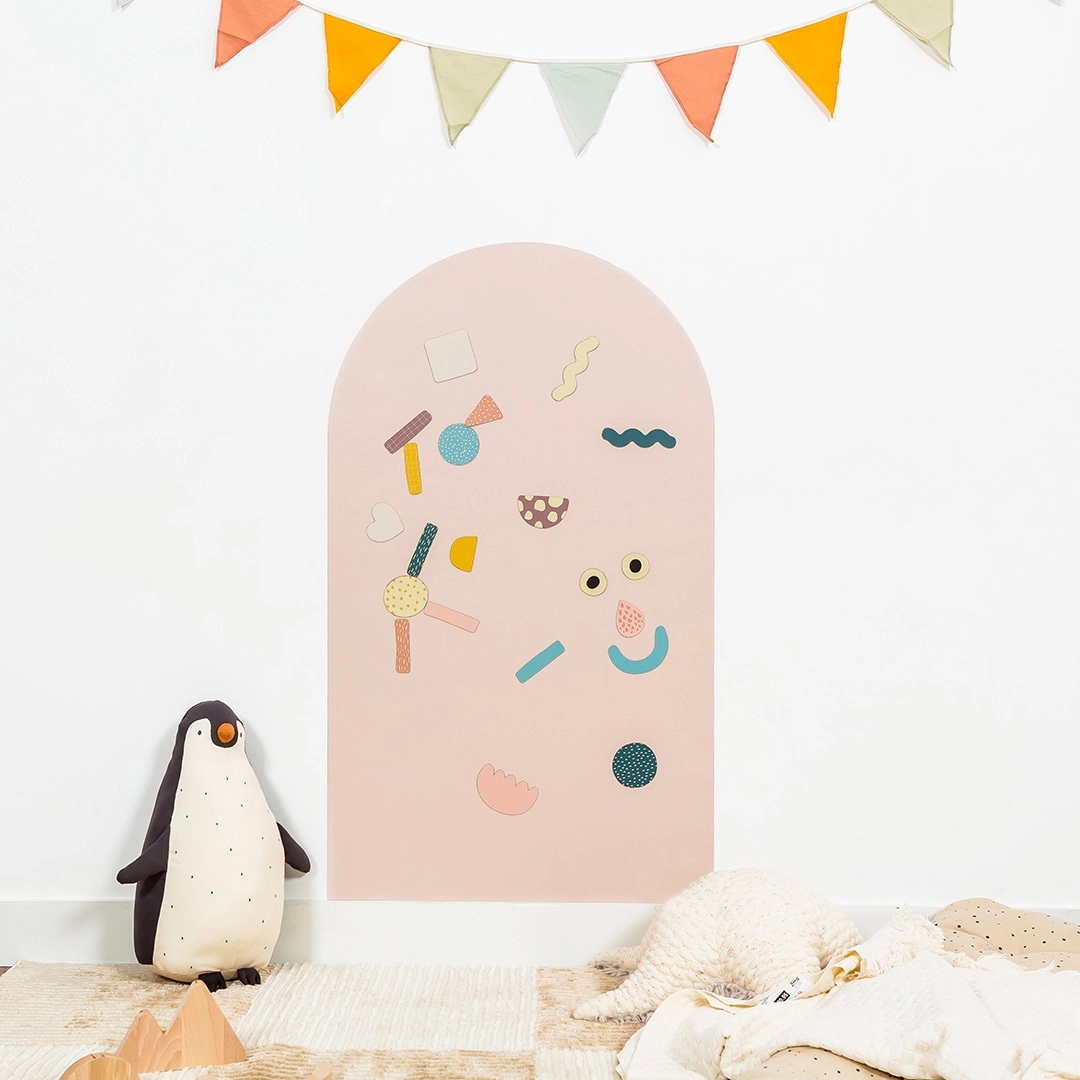 Ferflex magnetische muursticker boog - Pink Beige
