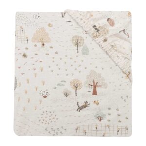 Jollein hoeslaken ledikant  60x120 - Tiny park