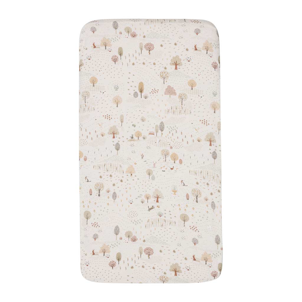Jollein hoeslaken ledikant 70x140 / 75x150 - Tiny park - Afbeelding 3
