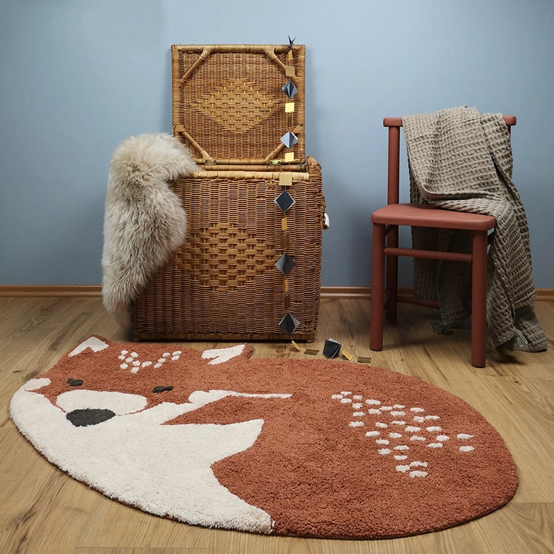 Nattiot Vloerkleed kinderkamer dier - vos - Afbeelding 2