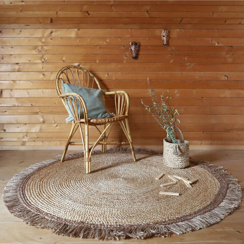 Nattiot Vloerkleed kinderkamer rond Jute - Afbeelding 2