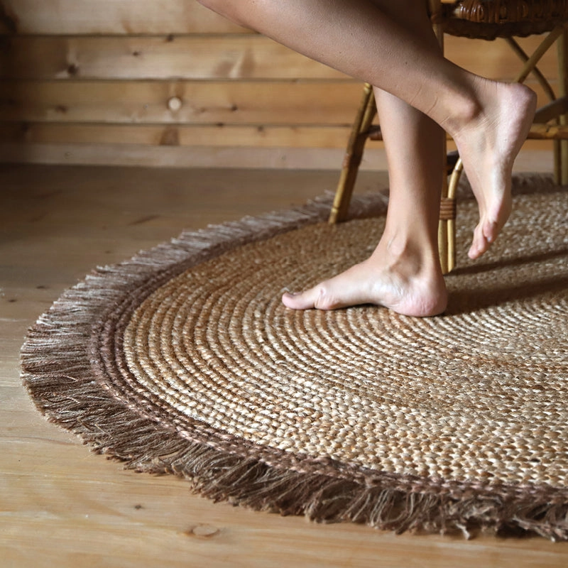 Nattiot Vloerkleed kinderkamer rond Jute - Afbeelding 3