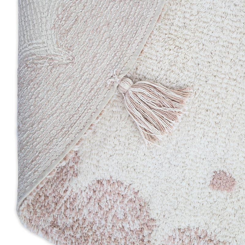 Nattiot Vloerkleed kinderkamer rond Polka Dots – wasbaar - Afbeelding 5
