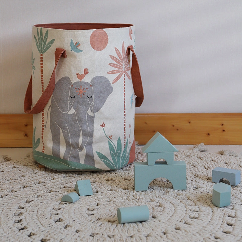 Nattiot opbergmand kinderkamer Olifant - Afbeelding 2