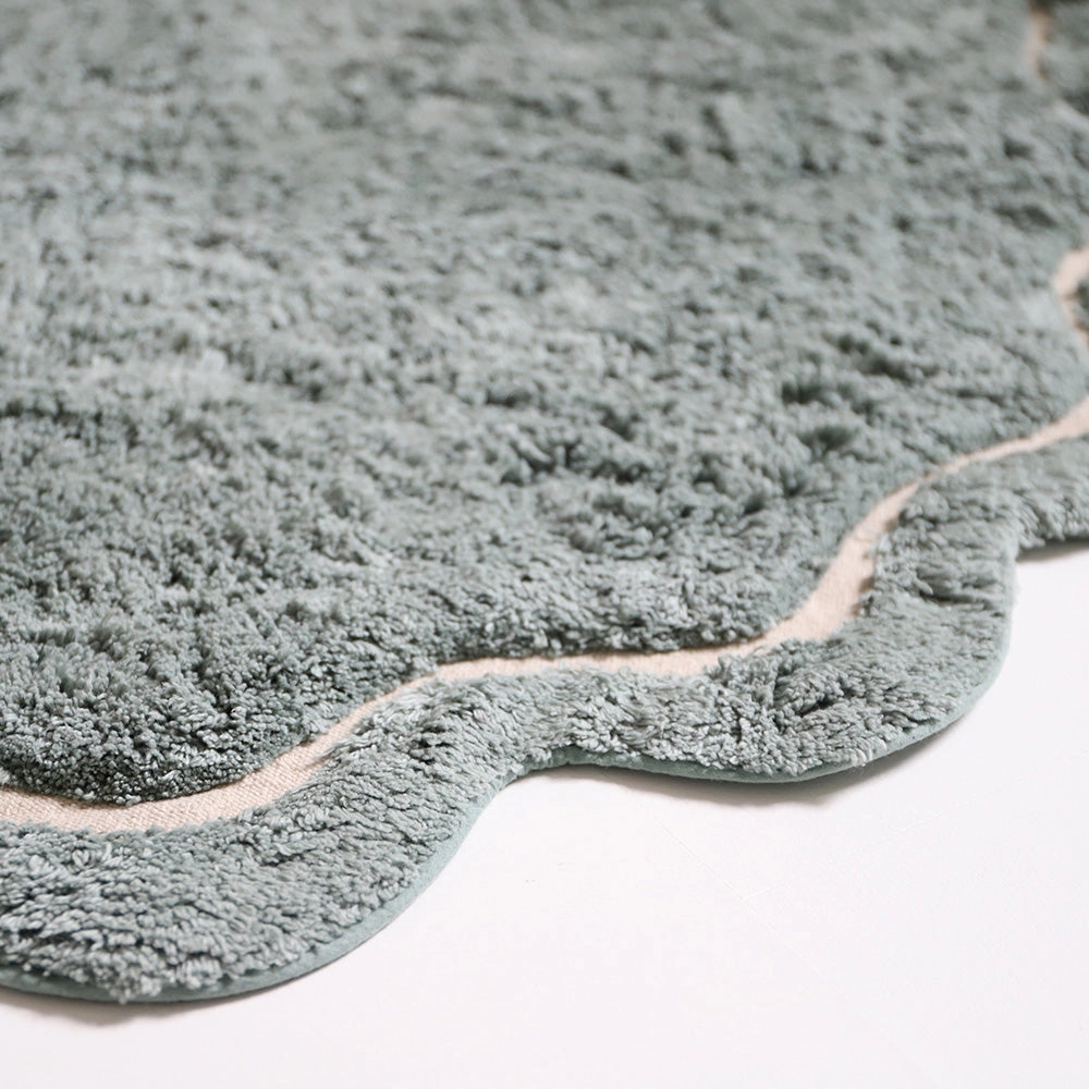 Nattiot rond kinderkamer vloerkleed Sweet april – Aqua blauw - Afbeelding 3
