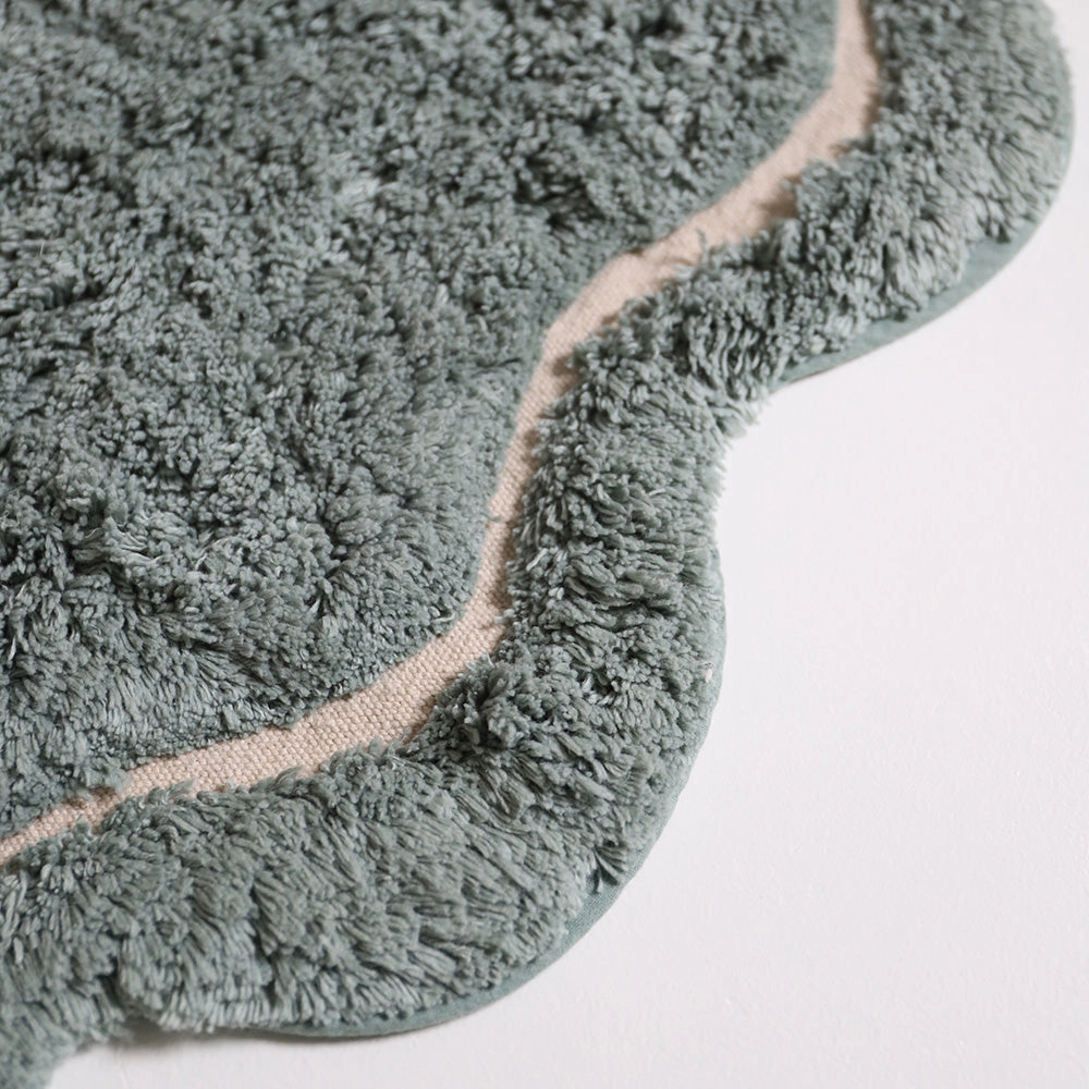 Nattiot rond kinderkamer vloerkleed Sweet april – Aqua blauw - Afbeelding 4