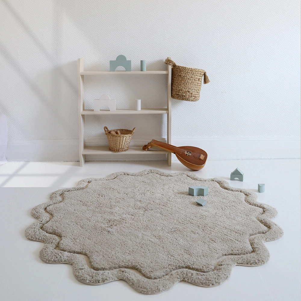 Nattiot rond kinderkamer vloerkleed Sweet april – Linnen - Afbeelding 7