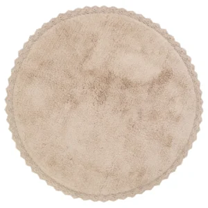 Nattiot rond kinderkamer vloerkleed Perla – Nude