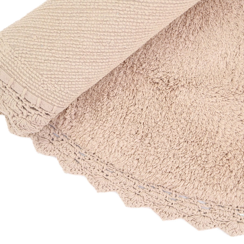Nattiot rond kinderkamer vloerkleed Perla – Nude - Afbeelding 4