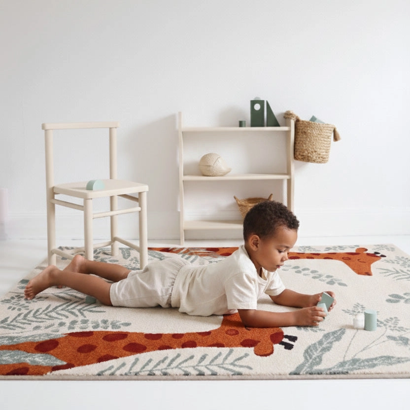 Nattiot vloerkleed kinderkamer rechthoek Giraf - Afbeelding 2