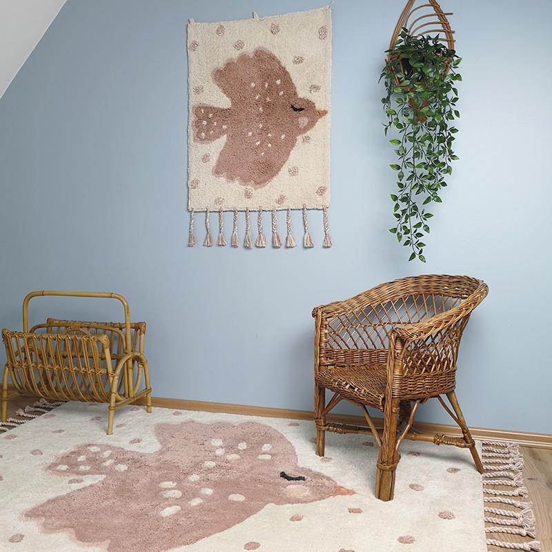 Nattiot vloerkleed kinderkamer – vloerkleed rechthoek Vogel - Afbeelding 3