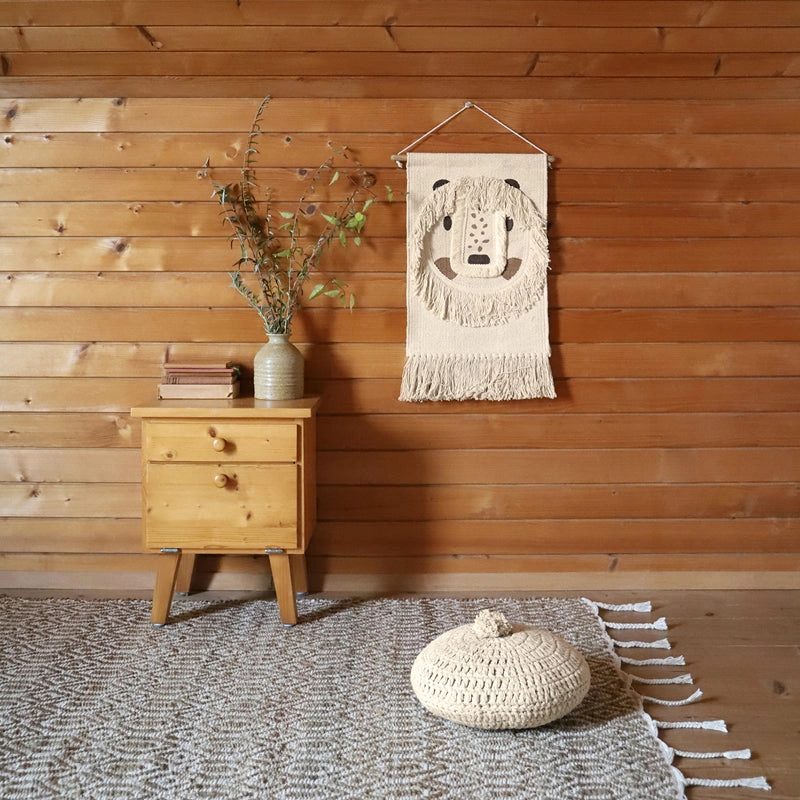 Nattiot wandhanger leeuw - muurdecoratie babykamer - Afbeelding 2