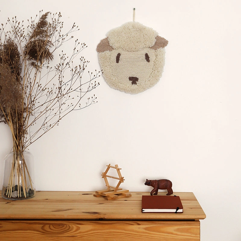 Nattiot wandhanger schaap - muurdecoratie babykamer - Afbeelding 2