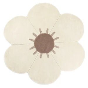 Vloerkleed kinderkamer wol – Daisy bloem