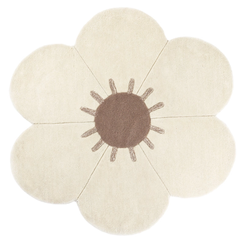 Vloerkleed kinderkamer wol – Daisy bloem