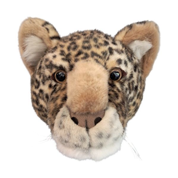 Wild and Soft dierenkop kinderkamer luipaard