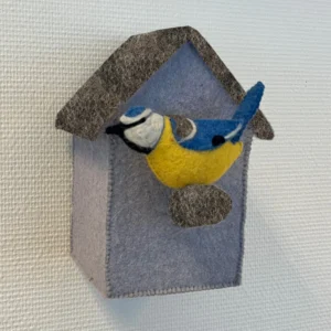 Kidsdepot Vilten Vogelhuisje koolmees - Vilten Decoratie