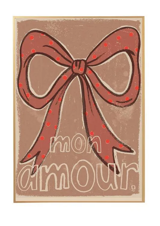 Studio Loco poster kinderkamer - mon amour