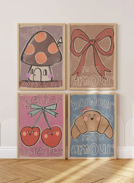 Studio Loco poster kinderkamer - mon amour - Afbeelding 4