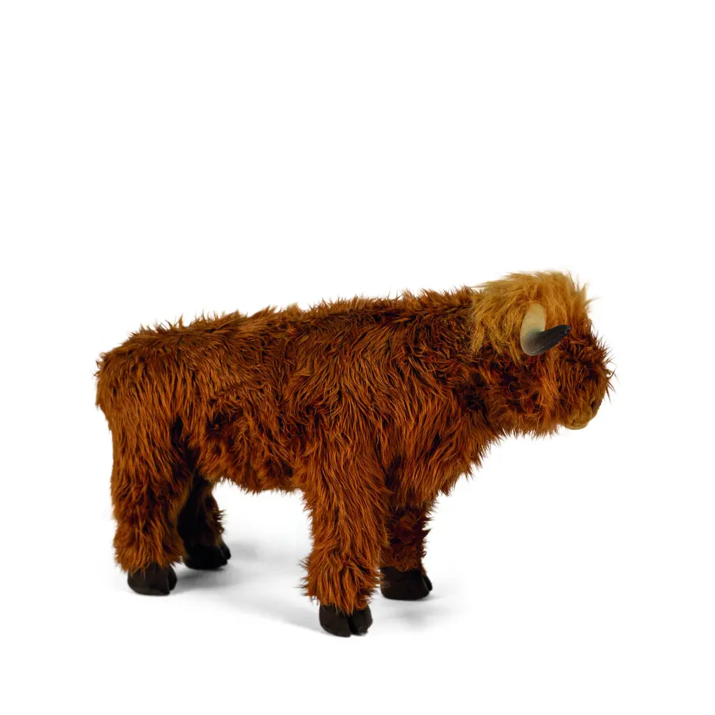 Wild and Soft Knuffel koe schotse hooglander Staand 64 cm - Afbeelding 3