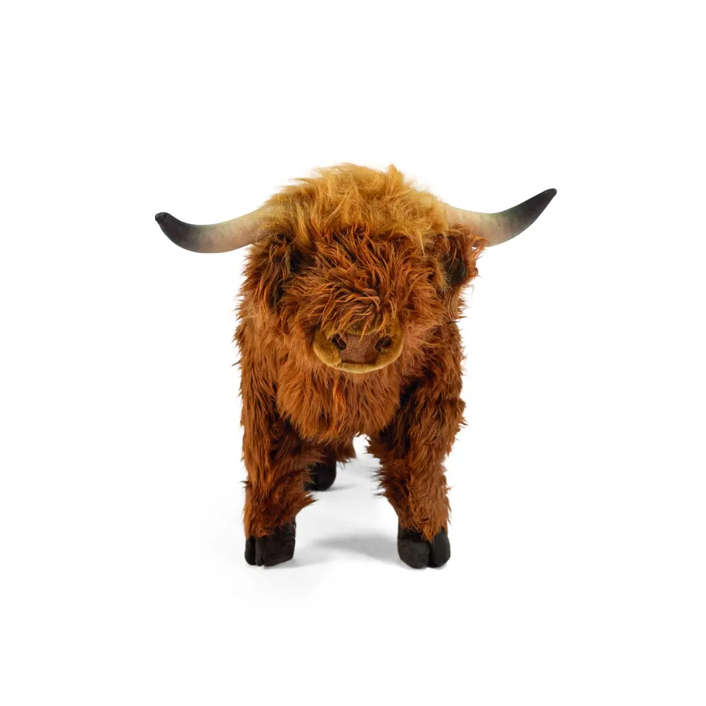 Wild and Soft Knuffel koe schotse hooglander Staand 64 cm - Afbeelding 4