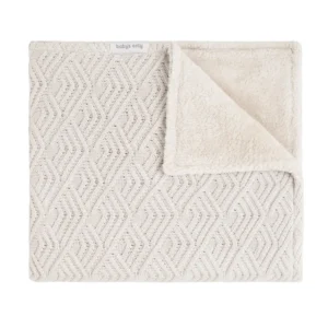 Baby’s Only Wiegdeken Teddy Sierra 70x95 | Gebreid met Teddy Voering