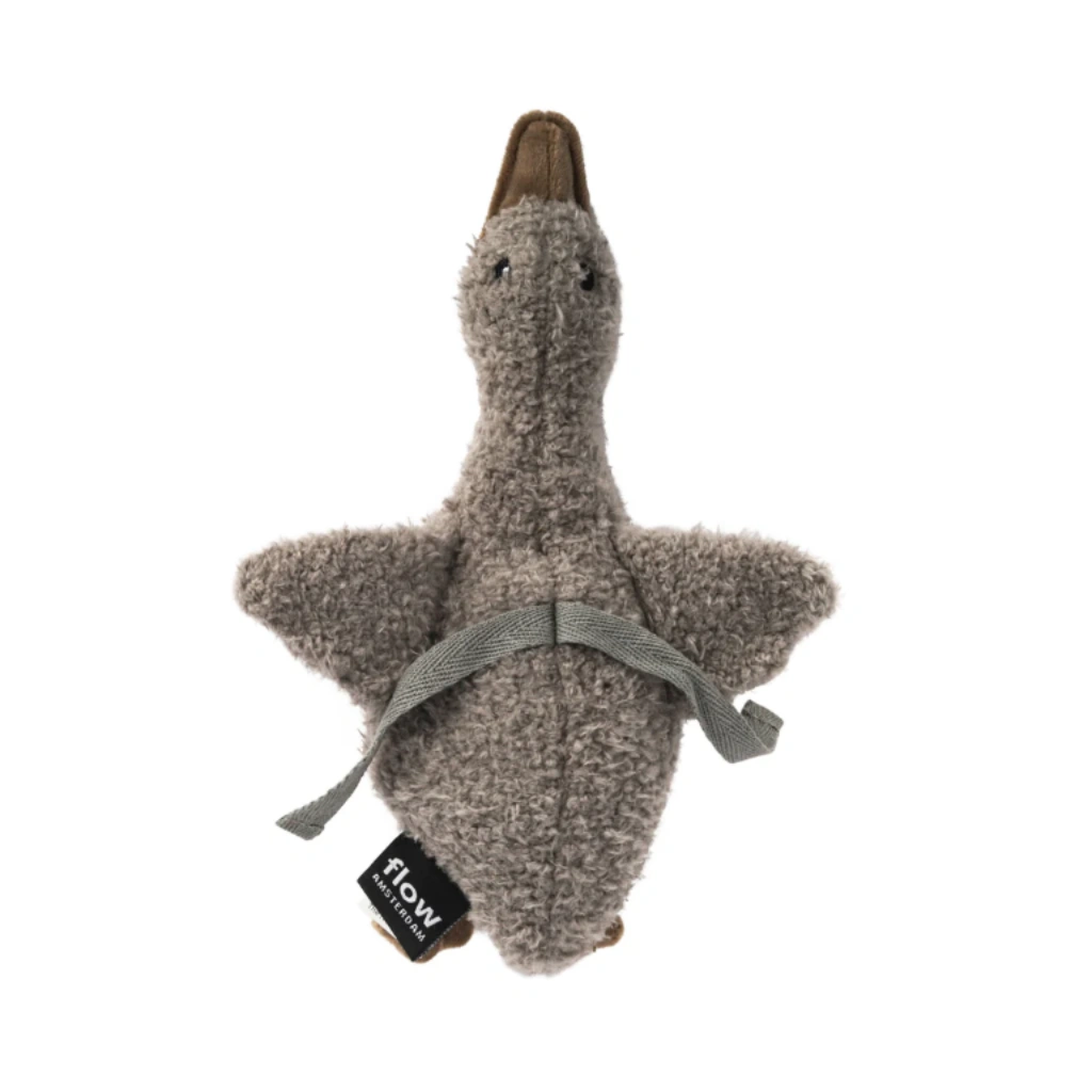 Liva Comforter On The Go Grey – Flow Amsterdam baby comforter gans voor onderweg - Afbeelding 4