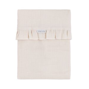 Baby's Only ledikantlaken calm met ruffle 100x150 - beige