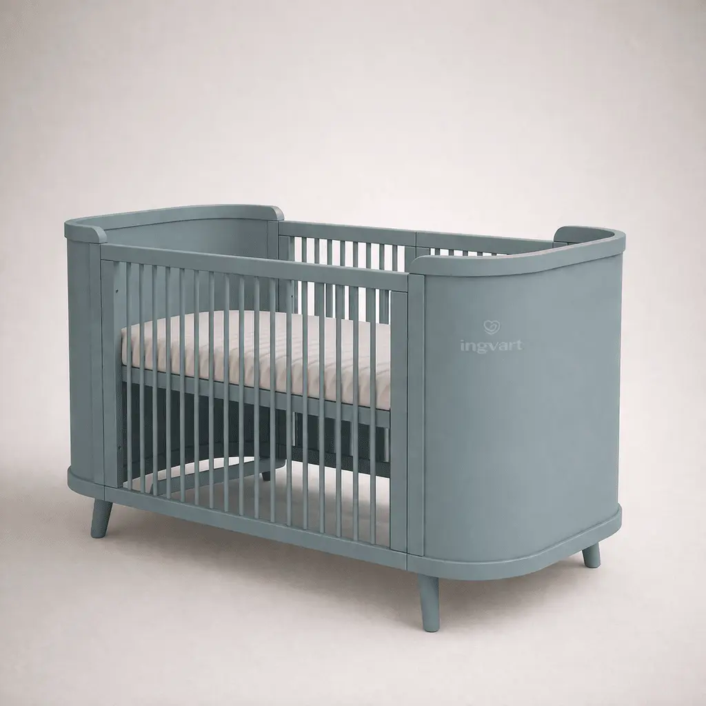 Meegroeibed van wieg tot peuterbed – massief hout | Ingvart Boho