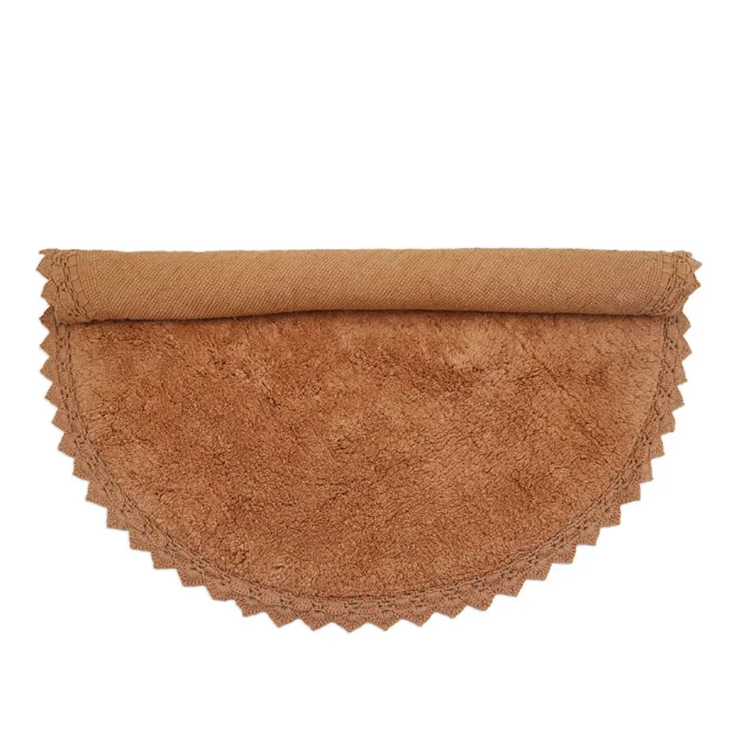 Wasbaar vloerkleed rond perla toffee - Afbeelding 5