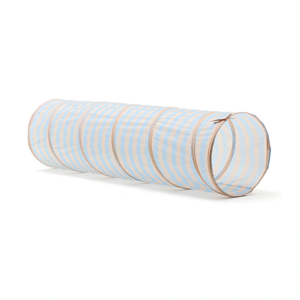 Speeltunnel streep blauw - Kids Concept