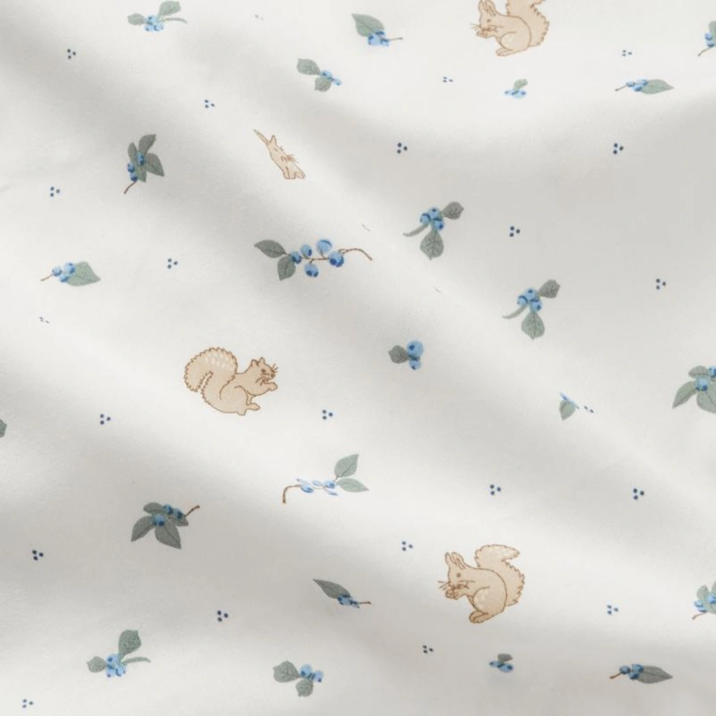 Hoeslaken ledikant 60×120 cm Blueberries – Cam Cam Copenhagen - Afbeelding 2