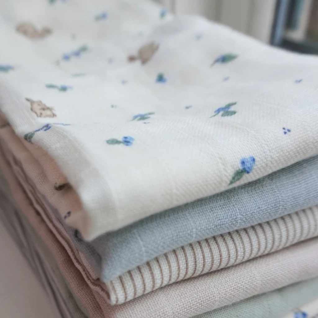 Hydrofiel doek set 2 Blueberries 70×70 cm – Cam Cam Copenhagen - Afbeelding 3