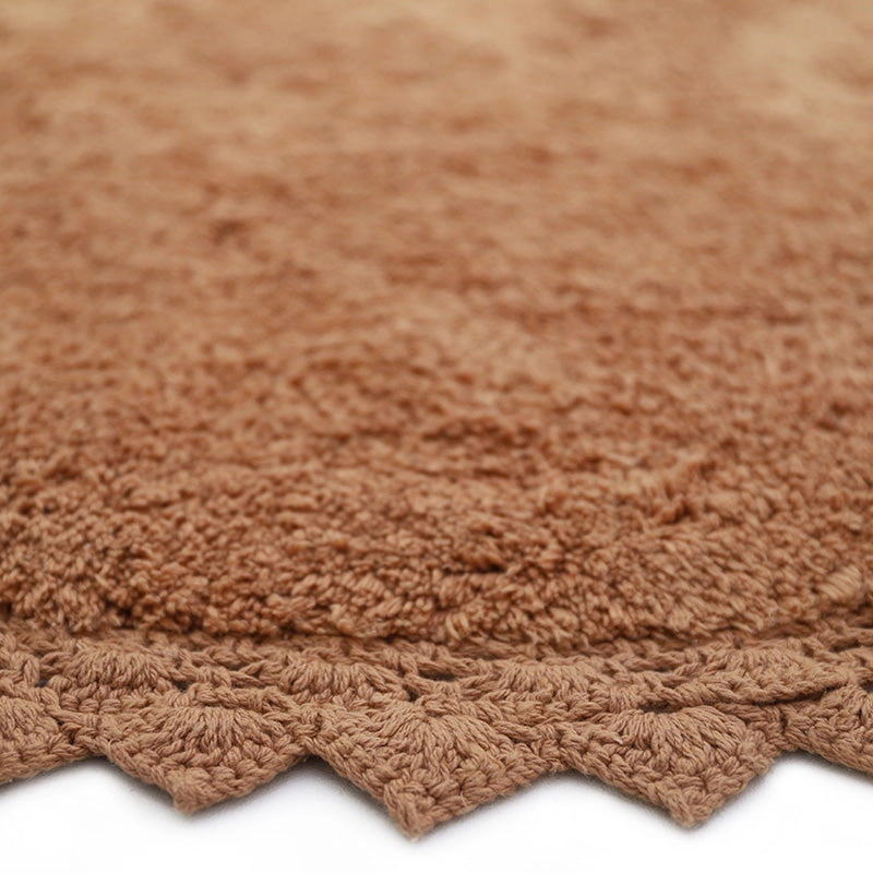 Wasbaar vloerkleed rond perla toffee - Afbeelding 2