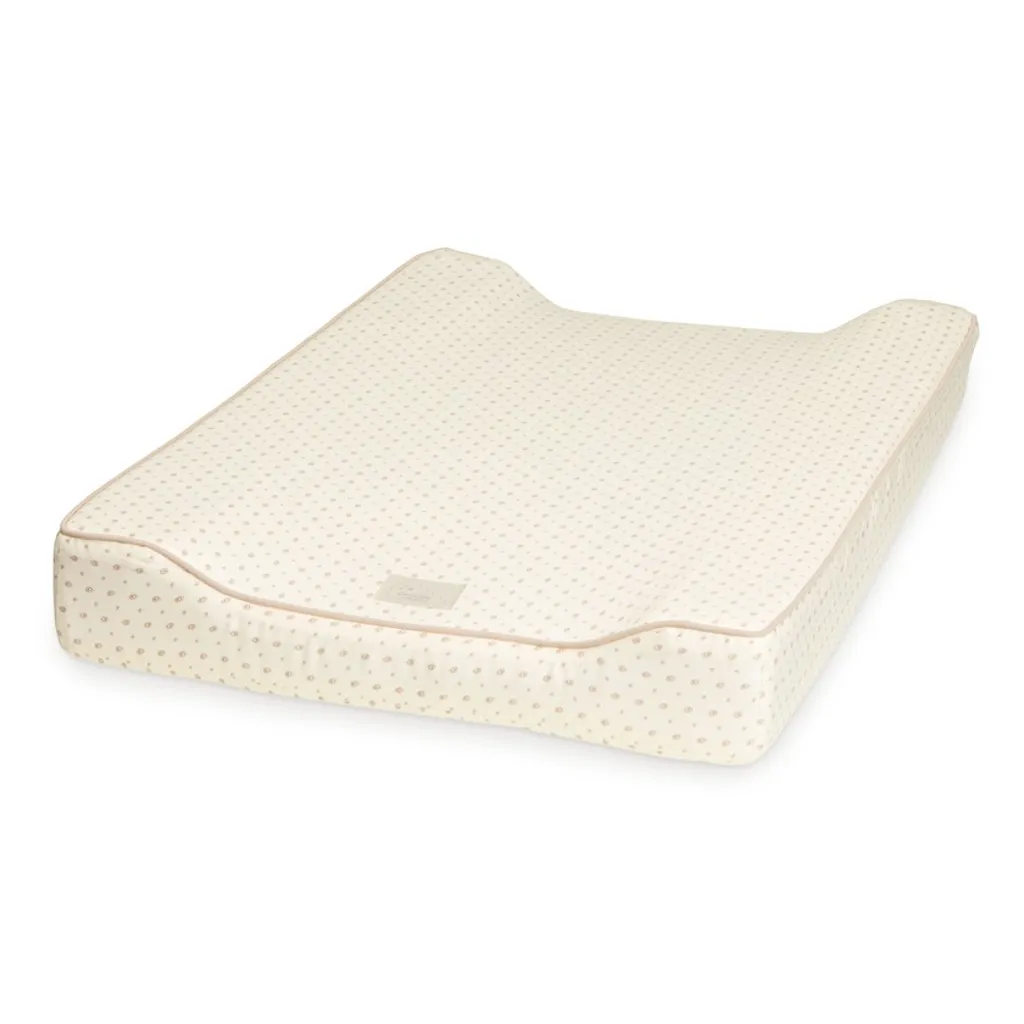Cam Cam aankleedkussenhoes beige print op aankleedkussen rustige babykamer