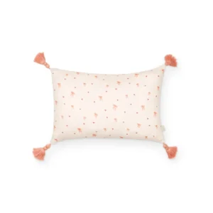 Cam Cam Copenhagen decoratief kussen Bows print mousseline met kwastjes