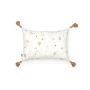 Cam Cam kinderkamer kussen ldreamland print beige kwastjes