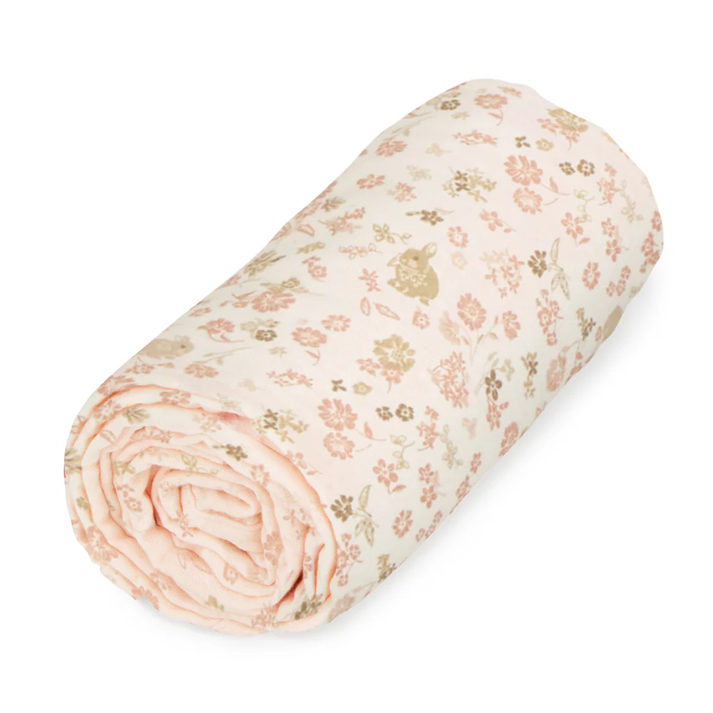 Cam Copenhagen hydrofiele deken 100x100 cm Augusta print mousseline biologisch katoen