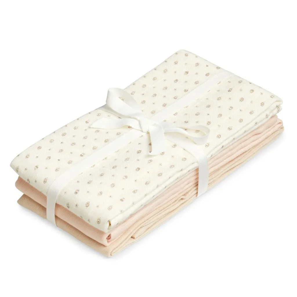Cam Cam hydrofiele doeken set beige print zacht katoen baby