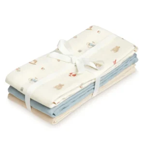 Cam Cam hydrofiele doeken vintage toys print set baby katoen