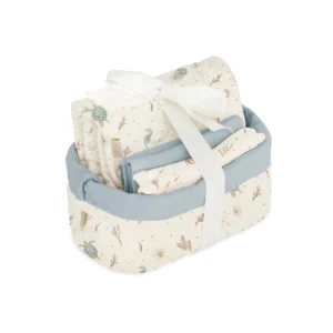 Cam Cam kraamcadeau Sea Garden 6 delig babycadeau set duurzaam