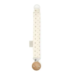 Cam Cam Copenhagen speenkoord katoen Rowan print met houten clip