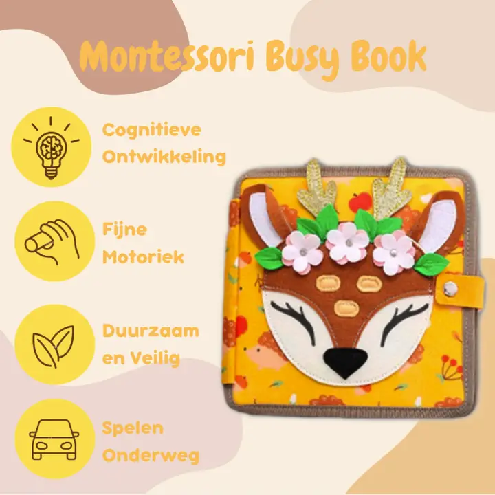 zacht montessori activiteitenboekje voor de ontwikkeling fijne motoriek