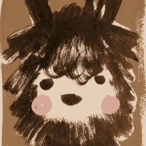 Poster alpaca van Studio Loco โ vrolijke wanddecoratie voor de babykamer en kinderkamer